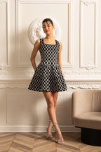 Patterned Mini Dress