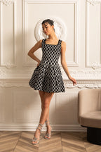 Patterned Mini Dress