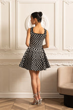 Patterned Mini Dress