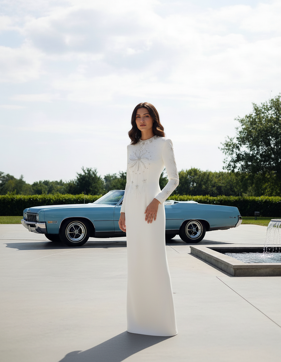 Celestial Embellished Gown