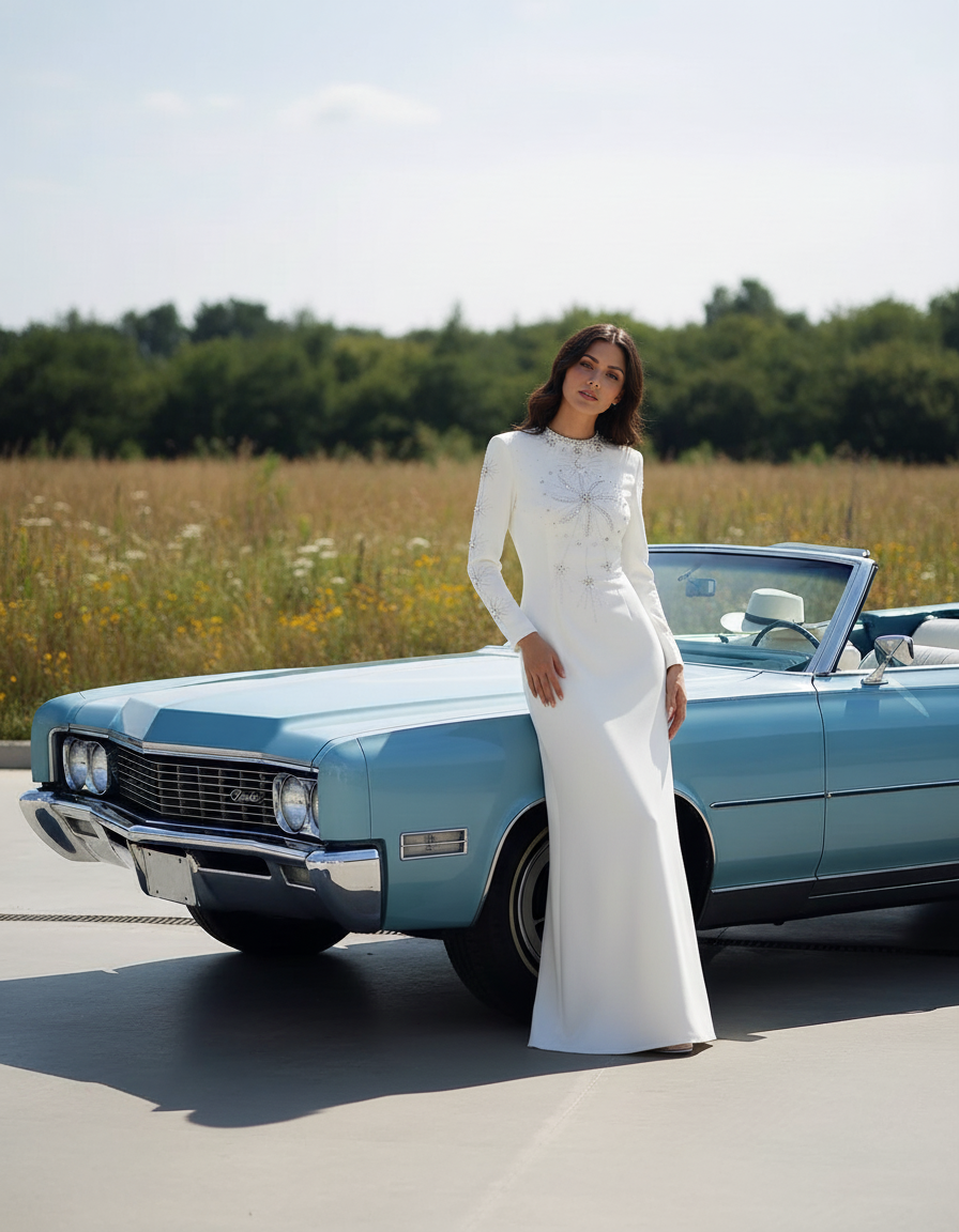 Celestial Embellished Gown