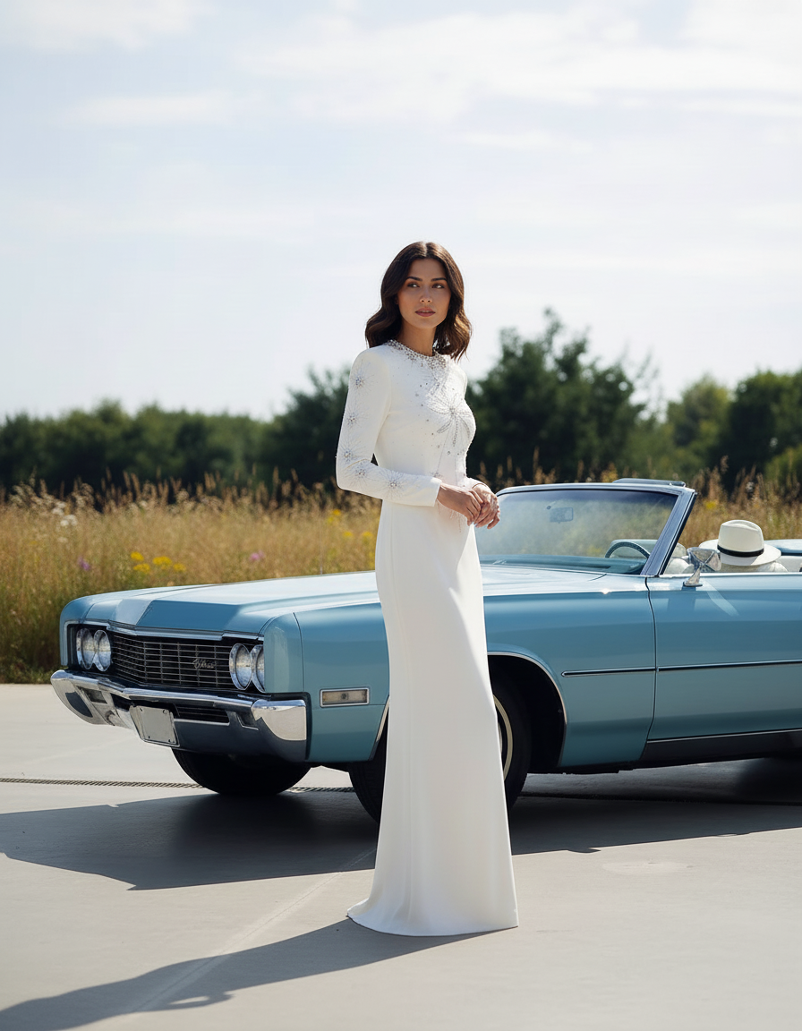 Celestial Embellished Gown