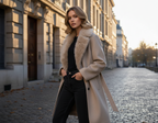 Elara Wool Fur Coat