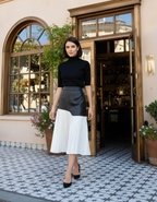 Layered Pleated Skirt