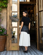 Layered Pleated Skirt