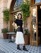 Layered Pleated Skirt