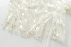 Luna Sequin Wrap Blouse