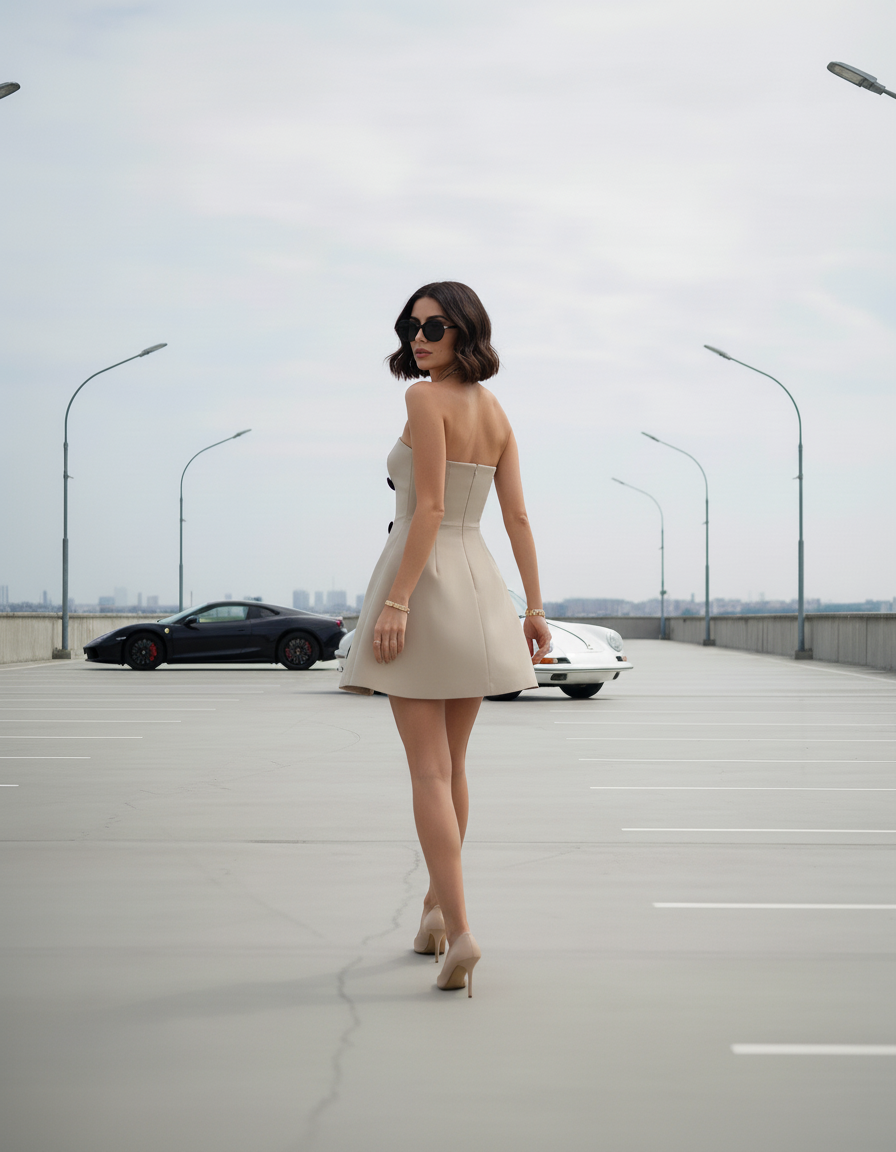 Strapless Mini Dress