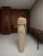 Off-Shoulder Floral Dress