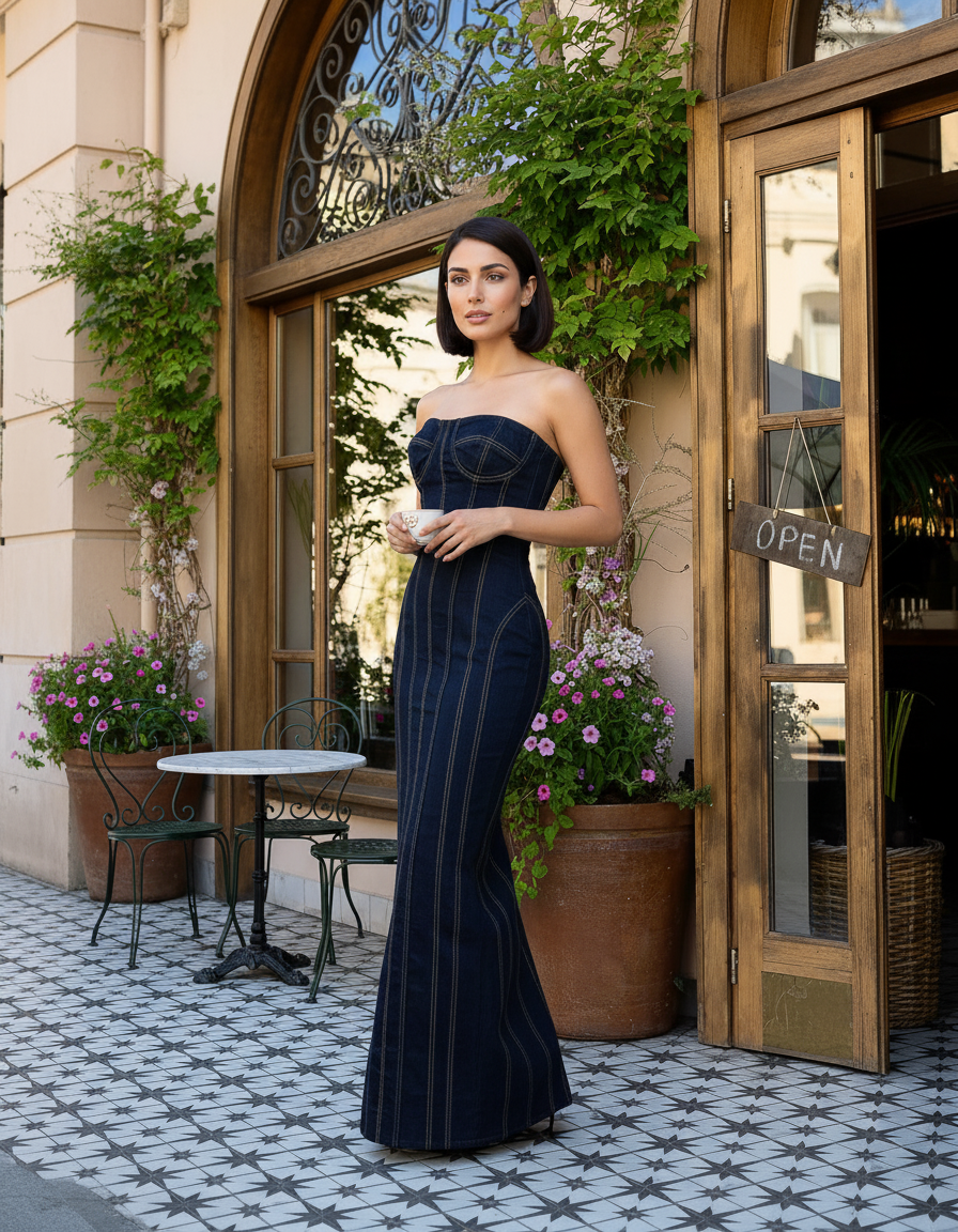 Midnight Corset Dress