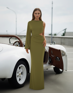 One-Shoulder Maxi Dress