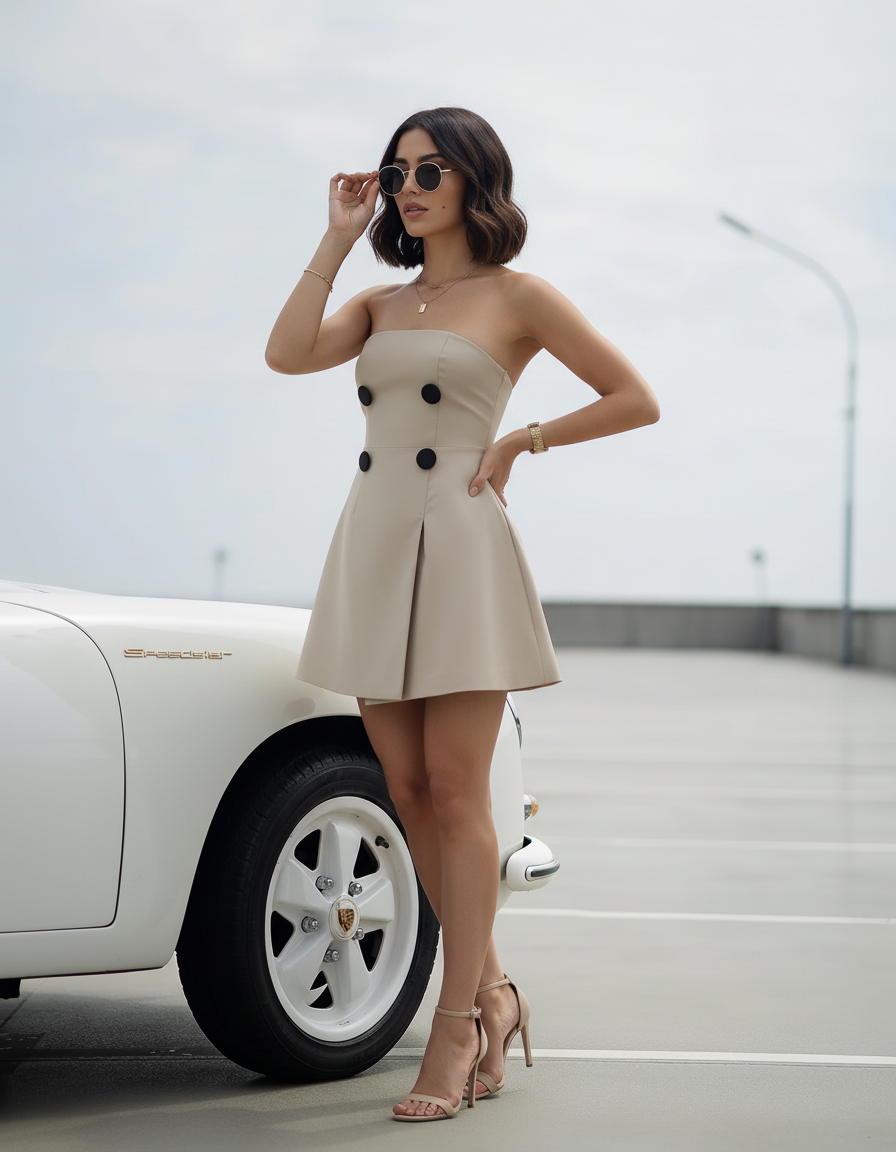 Strapless Mini Dress