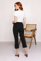 Side Tie Cropped Pants
