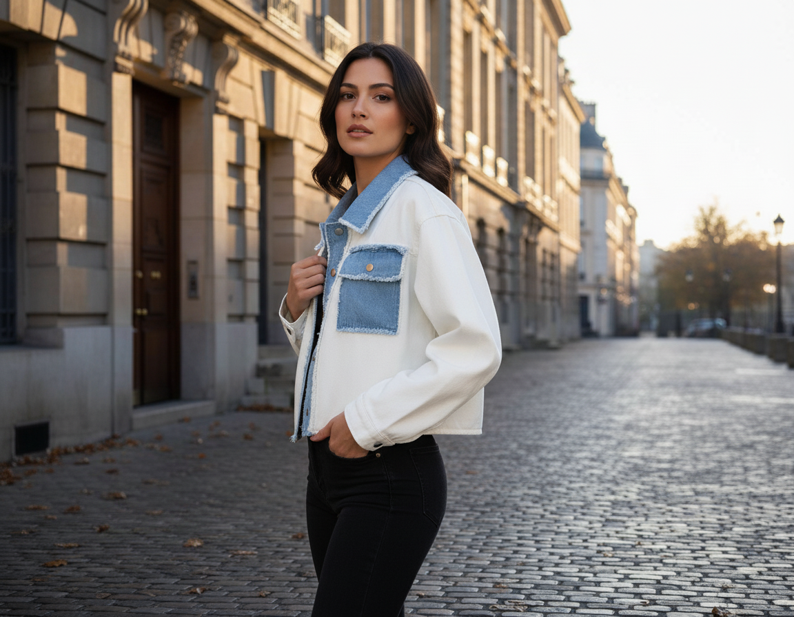Sky Blue Denim Jacket