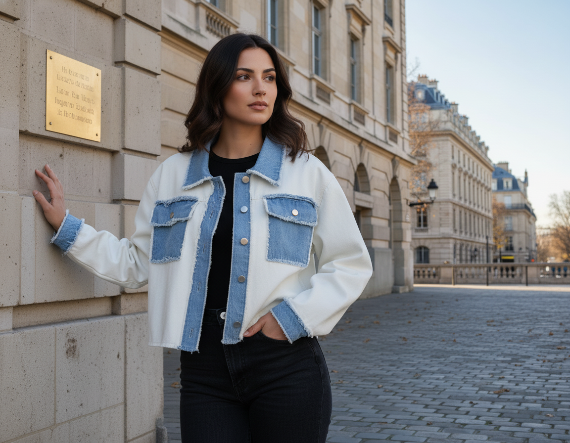 Sky Blue Denim Jacket
