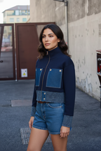 Noa Denim Zip Jacket