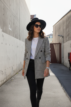 Clara Houndstooth Blazer