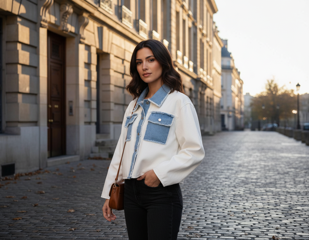 Sky Blue Denim Jacket