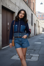 Noa Denim Zip Jacket