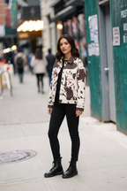 Western Cowprint Jacket