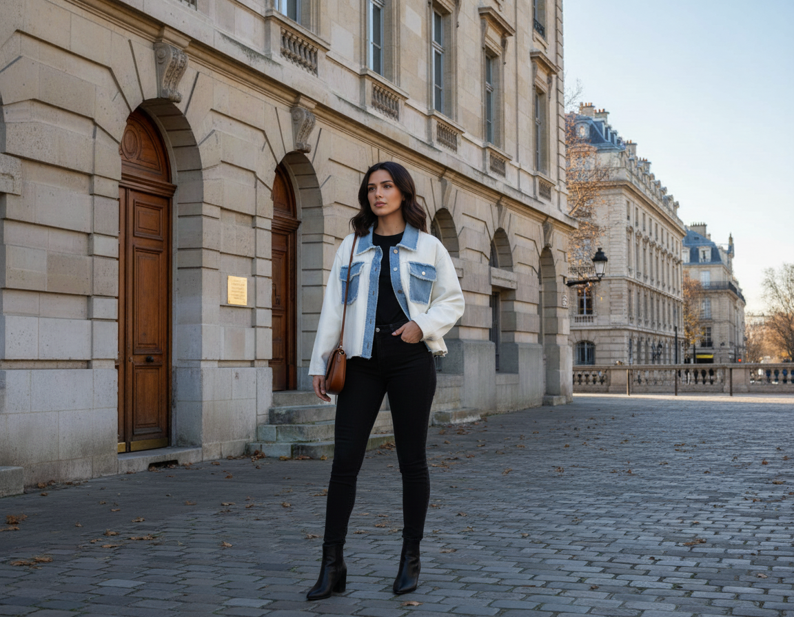 Sky Blue Denim Jacket