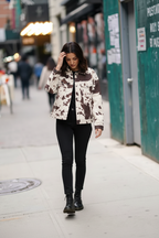 Western Cowprint Jacket