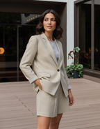 Ivory Oversized Blazer