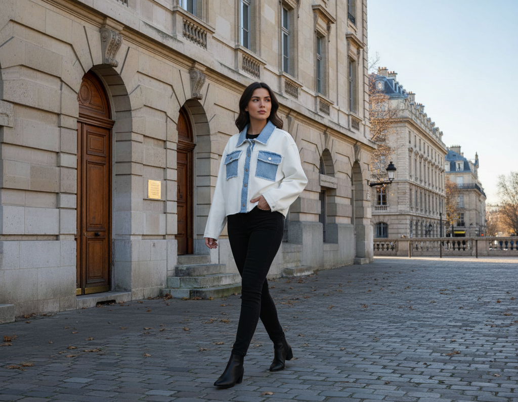 Sky Blue Denim Jacket