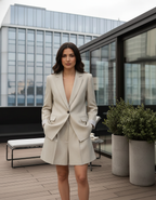 Ivory Oversized Blazer